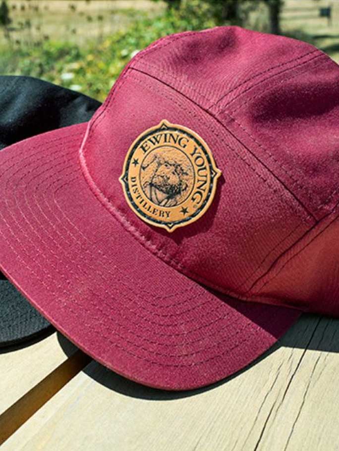 Ewing Young 5 Panel Hat - Berry